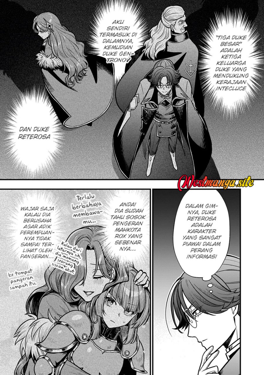Baca Musume Ni Danzai Sareru Akuyaku Koushaku Ni Tensei Shitemashita ~Akuyaku Muubu o Yameta no ni Nazeka Musume ga Koori No Reijou Ka Suru Ken~ Chapter 5.2 Bahasa Indonesia page 12