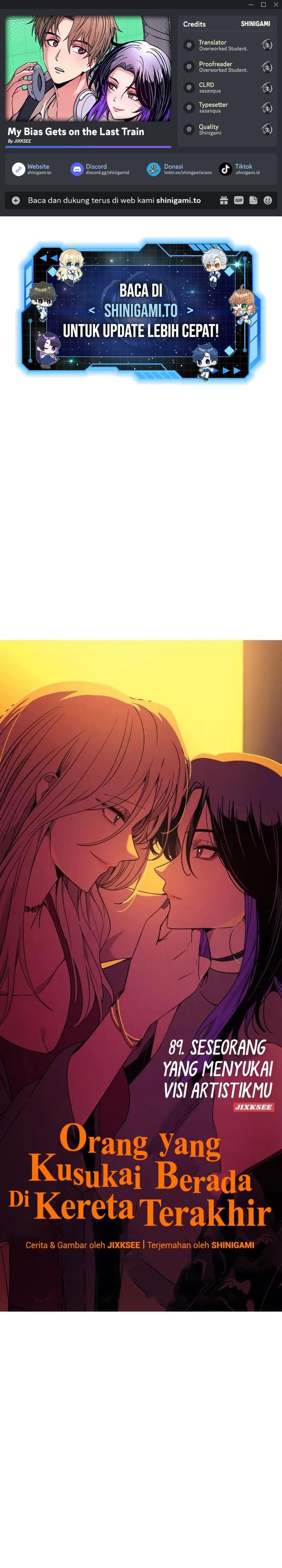 My Bias Gets on the Last Train Chapter 89 - Page 1