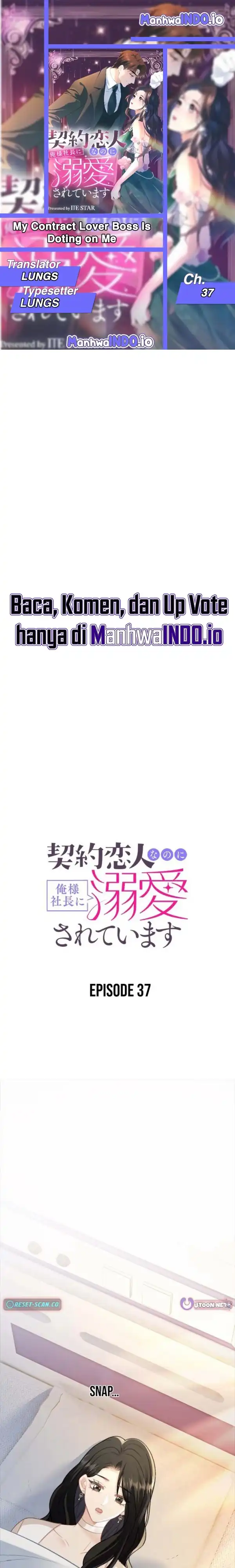 My Contract Lover Boss Is Doting on Me Chapter 37 - Page 1