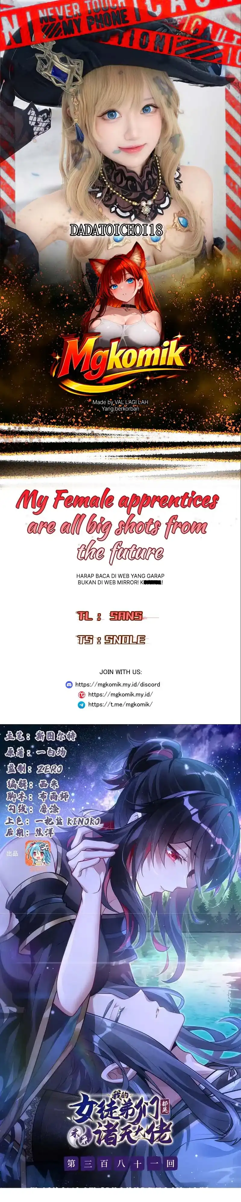 Baca My Female Apprentices Are All Big Shots From the Future - Chapter 381 halaman 1