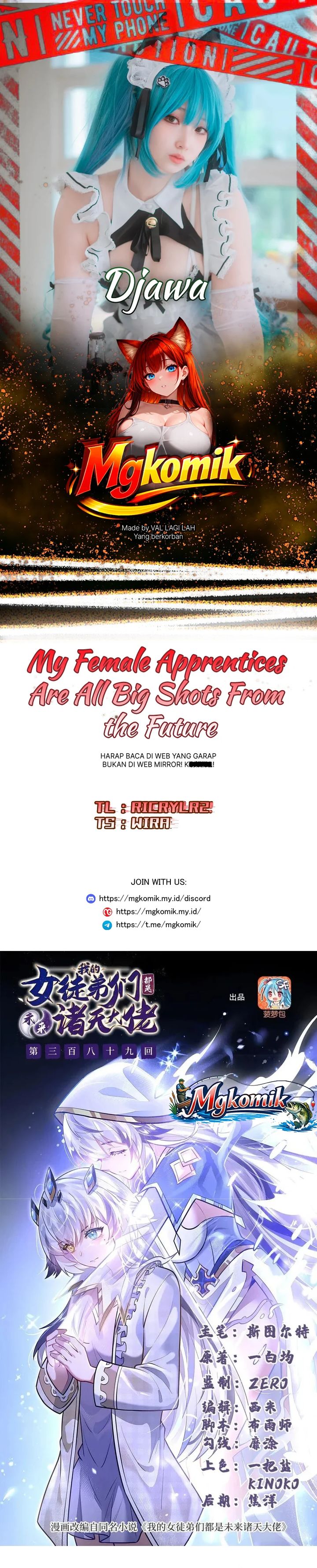 Baca My Female Apprentices Are All Big Shots From the Future - Chapter 389 halaman 1