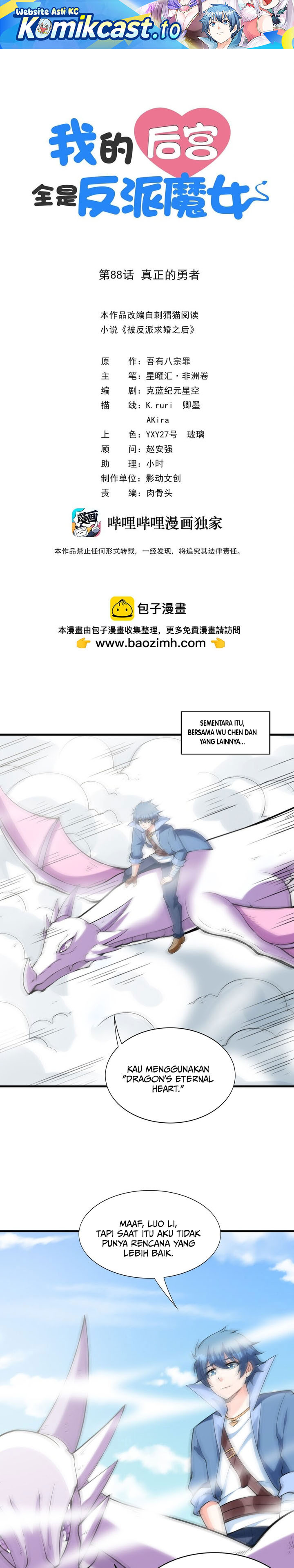 My Harem Is Entirely Female Demon Villains Chapter 88 - Page 2