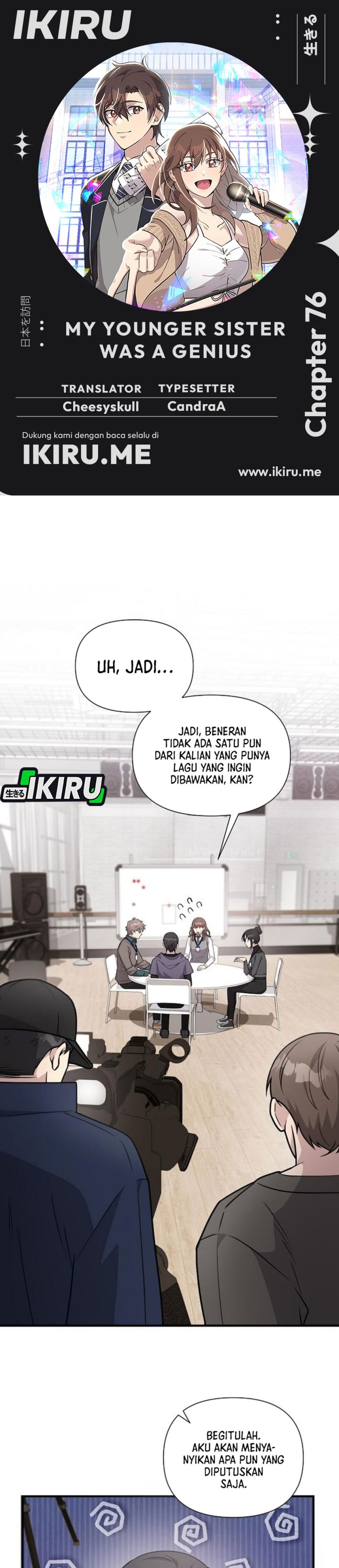 Baca My Younger Sister Was a Genius - Chapter 76 halaman 1
