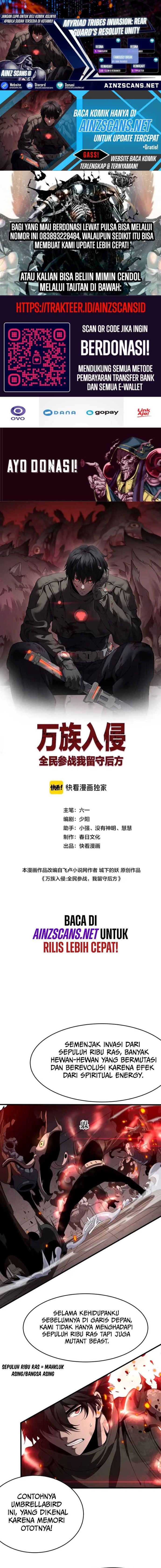 Baca Myriad Tribes Invasion: Rearguard's Resolute Unity - Chapter 2 halaman 1