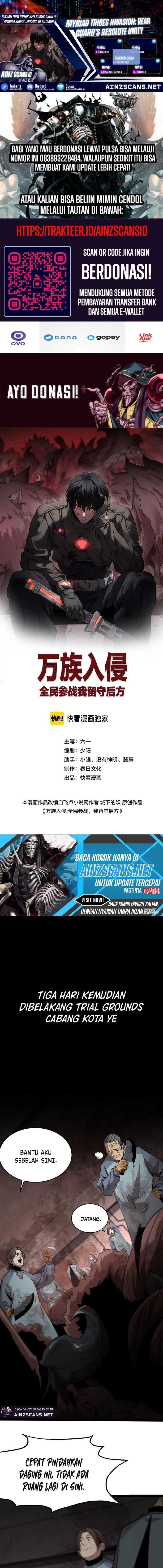 Baca Myriad Tribes Invasion: Rearguard's Resolute Unity - Chapter 3 halaman 1