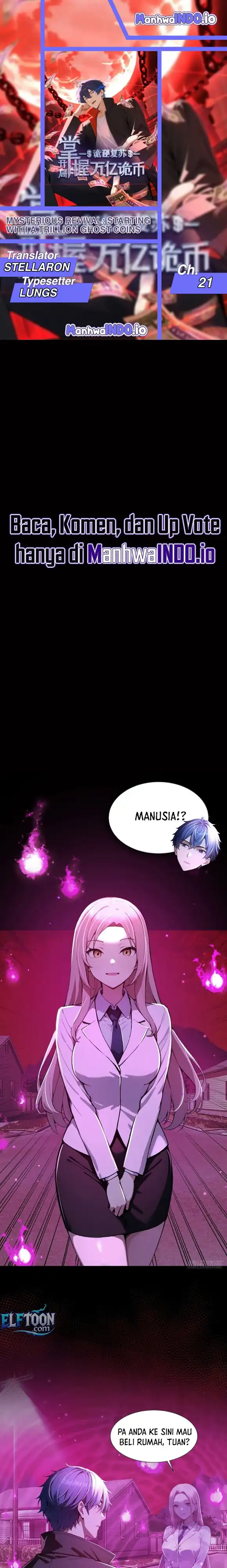 Baca Mysterious Revival: Starting with a Trillion Ghost Coins - Chapter 21 halaman 1