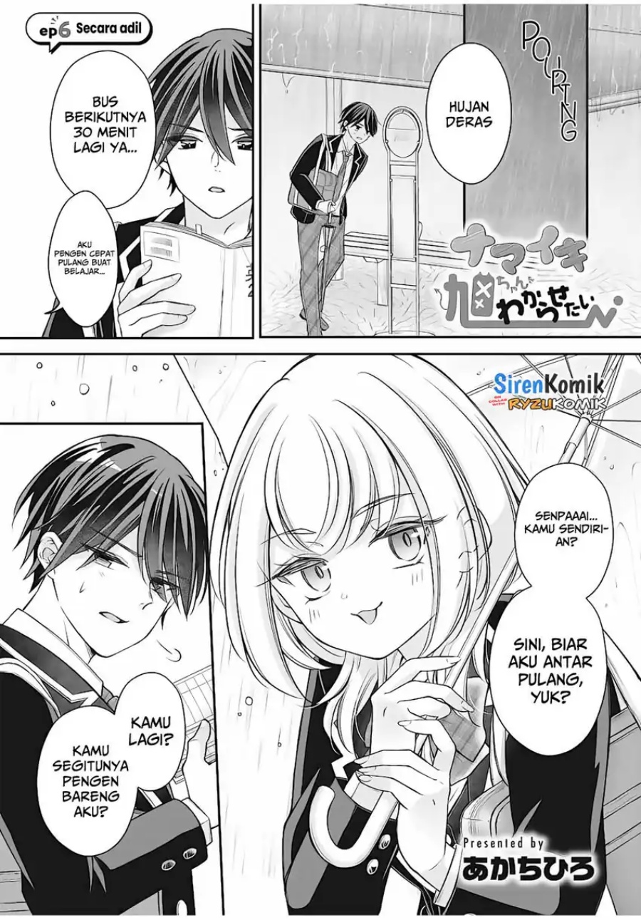 Baca Namaiki Asahi-chan wo Wakarasetai - Chapter 6 halaman 2