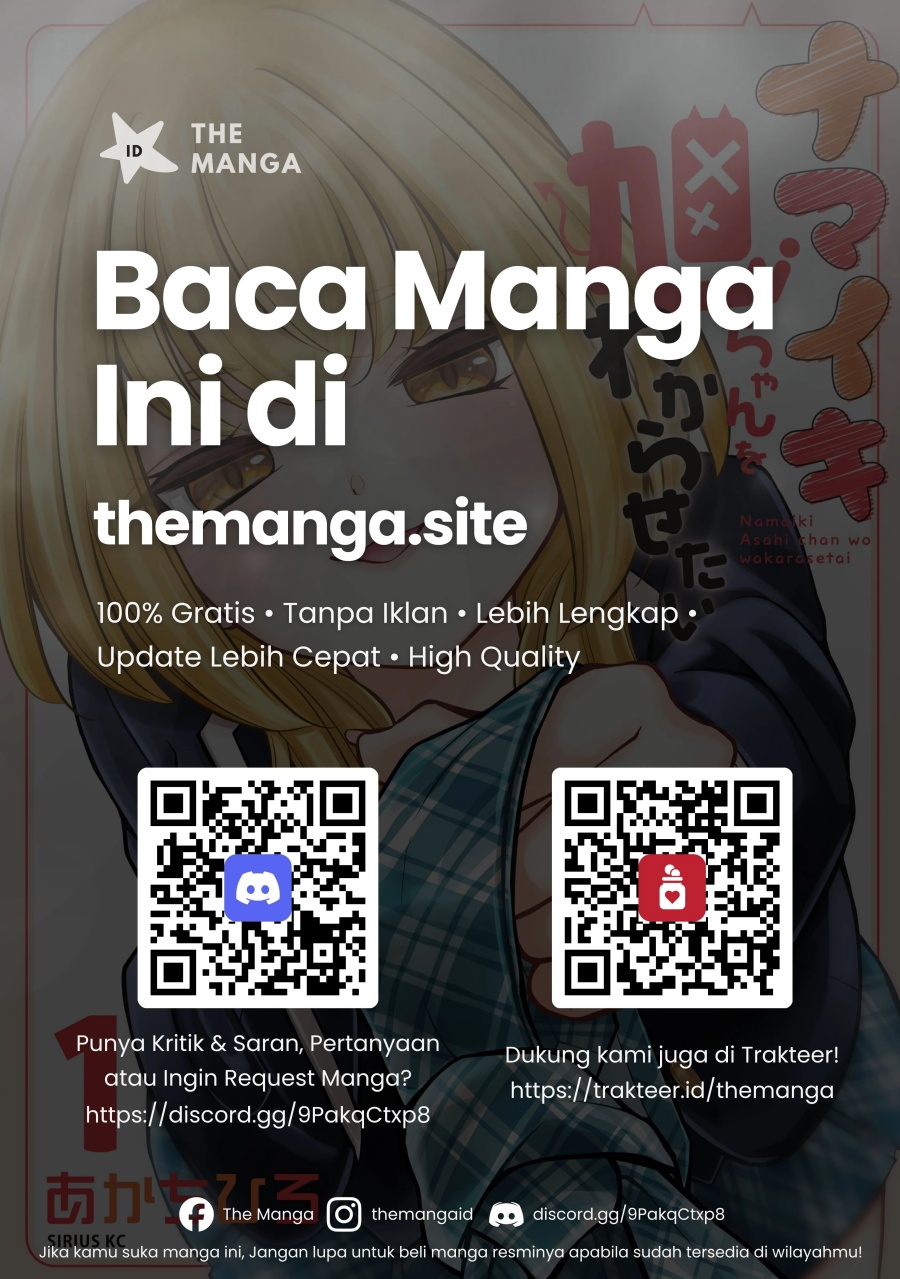 Namaiki Asahi-chan wo Wakarasetai chapter 9 halaman 19