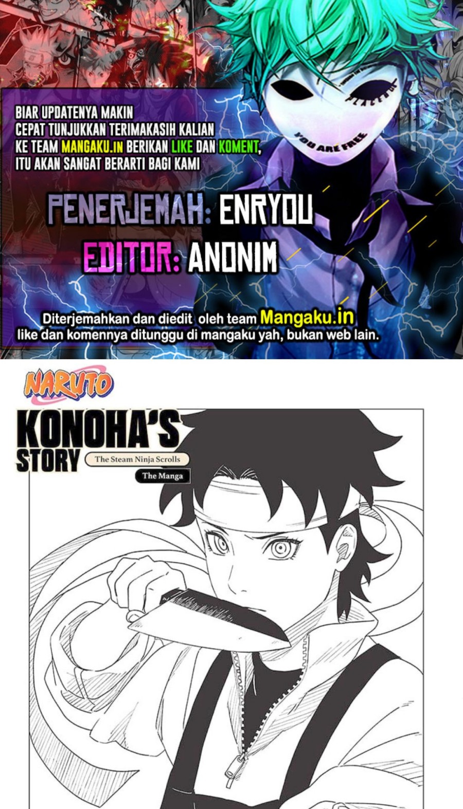 Baca Naruto: Konoha's Story The Steam Ninja Scrolls - Chapter 10.1 halaman 1