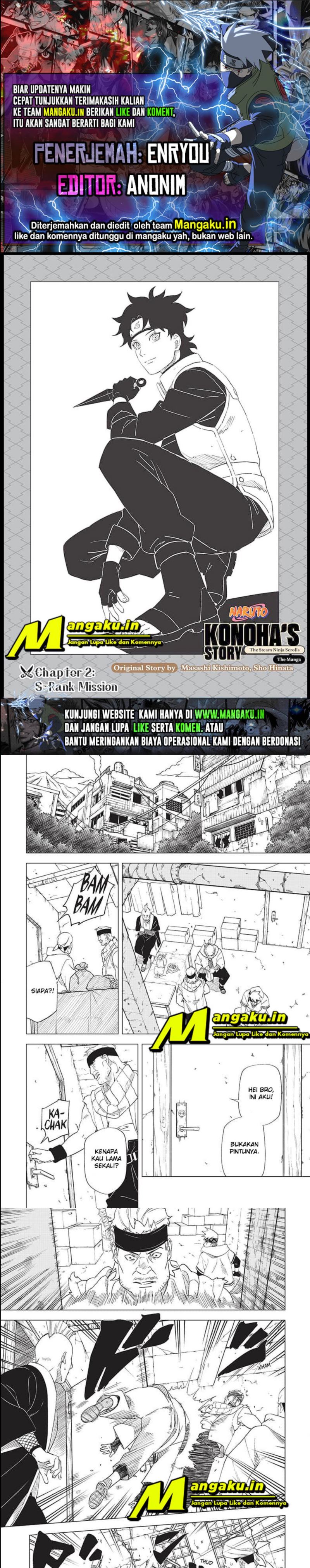 Baca Naruto: Konoha's Story The Steam Ninja Scrolls - Chapter 2.1 halaman 1