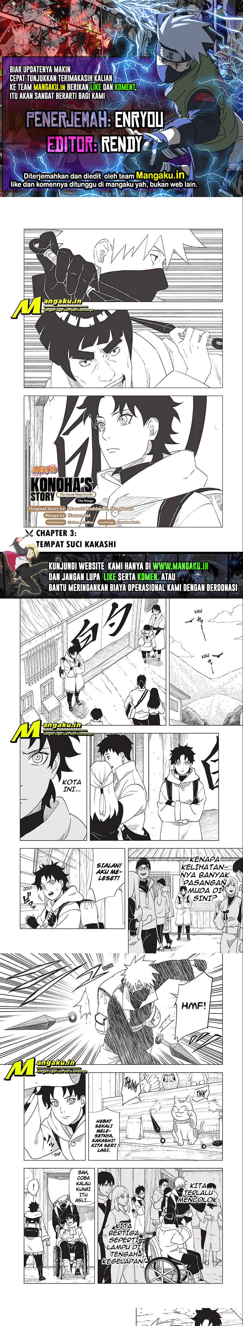 Baca Naruto: Konoha's Story The Steam Ninja Scrolls - Chapter 3.1 halaman 1
