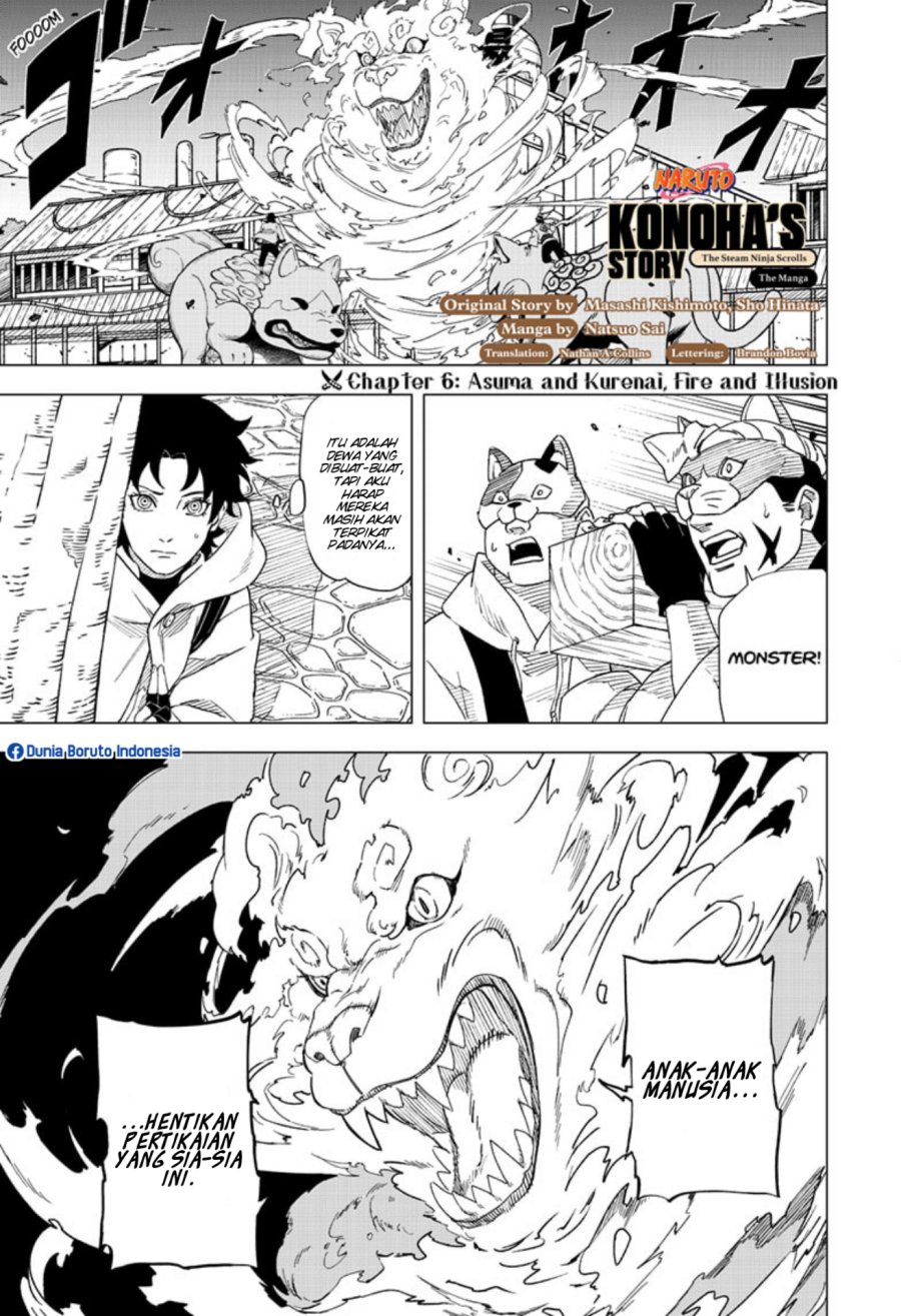 Baca Naruto: Konoha's Story The Steam Ninja Scrolls - Chapter 6 halaman 1