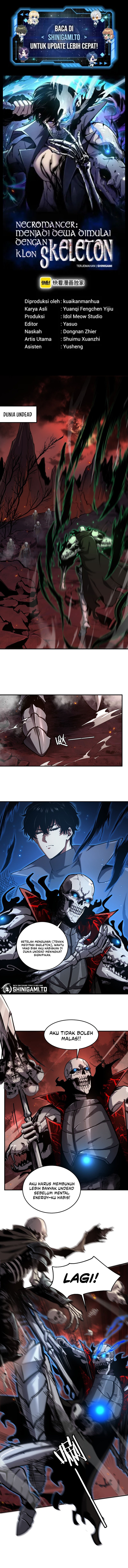 Baca Necromancer: Becoming A God Starting With Skeleton Clone - Chapter 4 halaman 2
