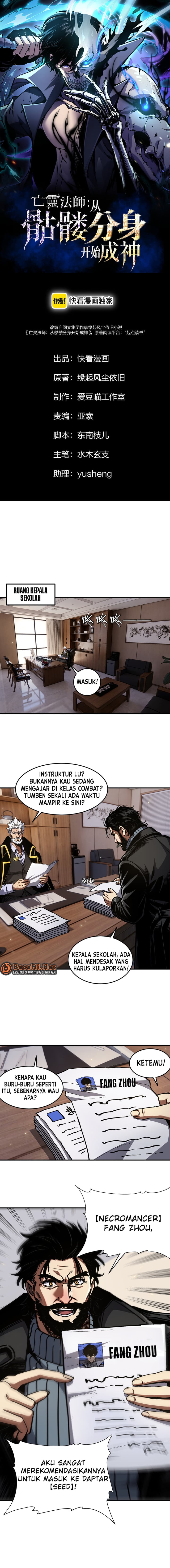 Baca Necromancer: Becoming A God Starting With Skeleton Clone - Chapter 6 halaman 2