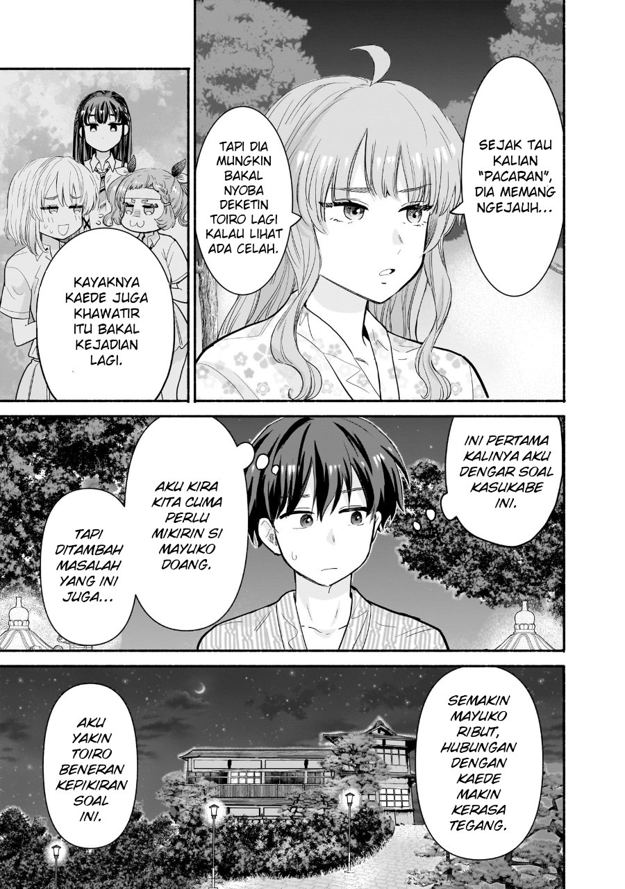 Nee, Mou Isso Tsukiacchau? Osananajimi no Bishoujo ni Tanomarete, Camo Kareshi Hajimemashita chapter 32 halaman 14