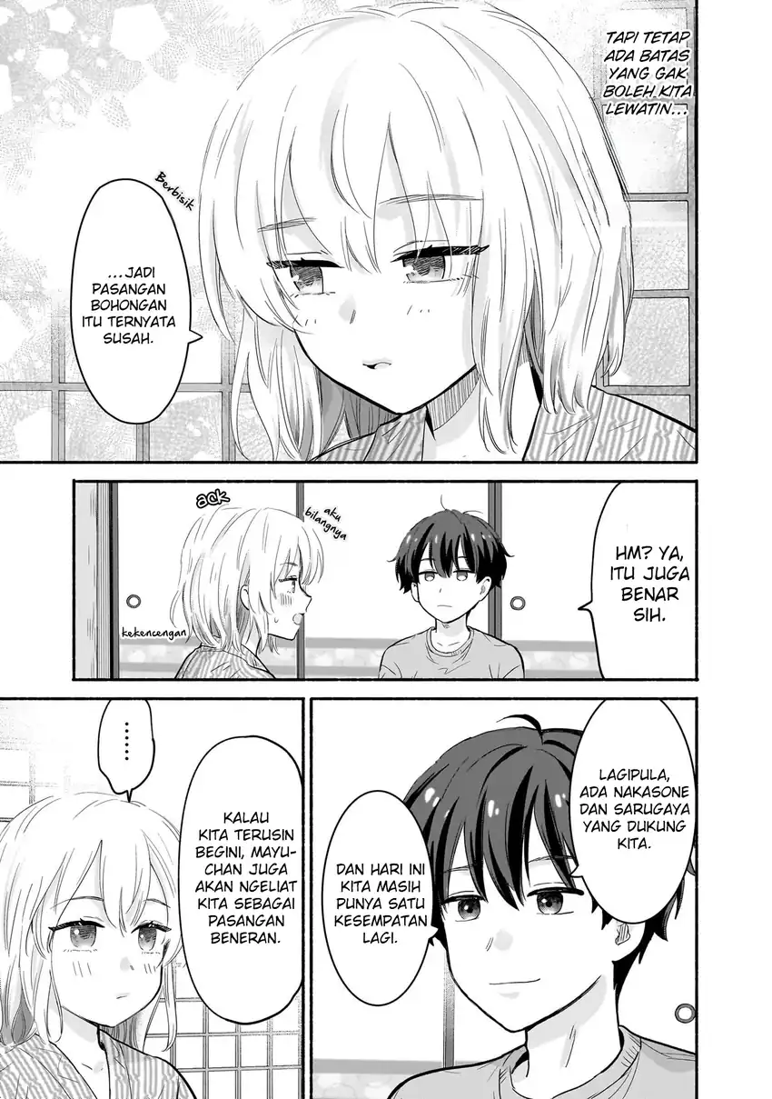 Baca Nee, Mou Isso Tsukiacchau? Osananajimi No Bishoujo Ni Tanomarete, Camo Kareshi Hajimemashita - Chapter 33 halaman 22