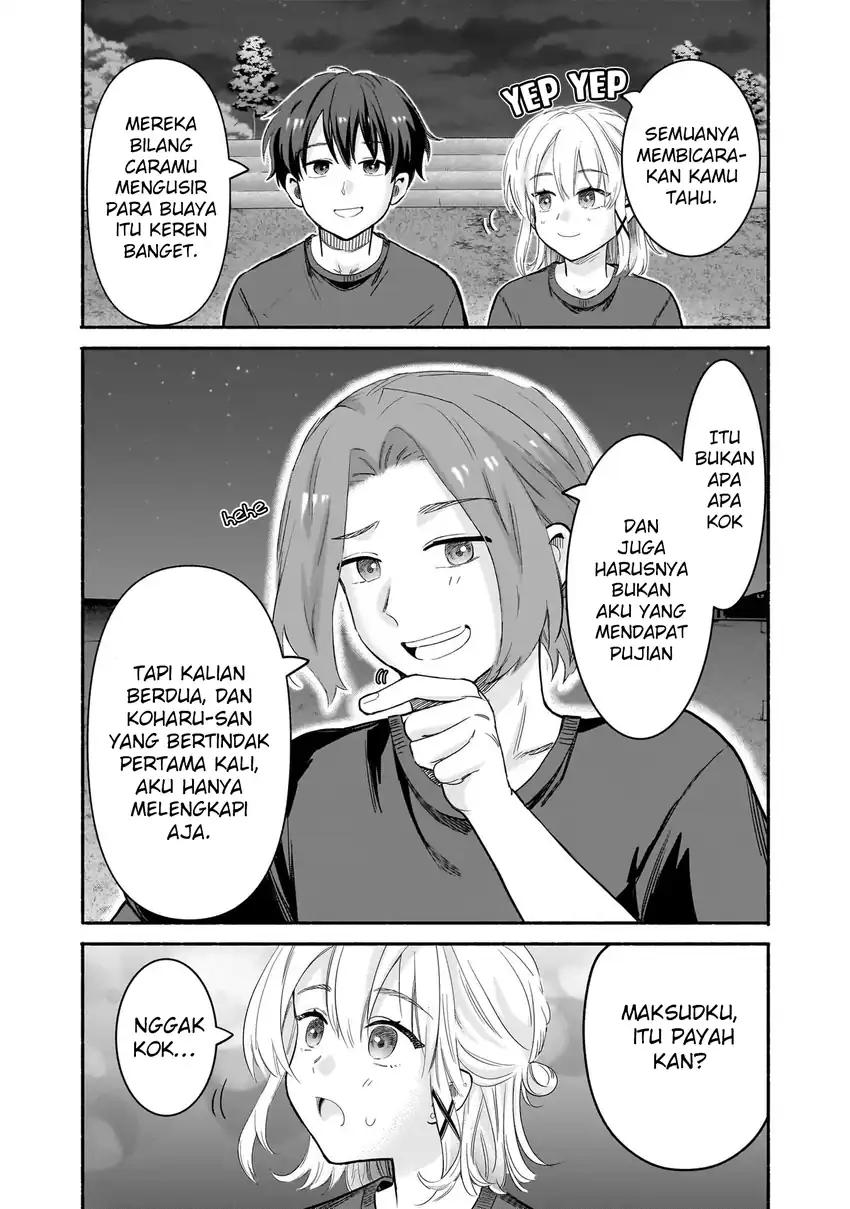 Nee, Mou Isso Tsukiacchau? Osananajimi no Bishoujo ni Tanomarete, Camo Kareshi Hajimemashita chapter 35 halaman 9