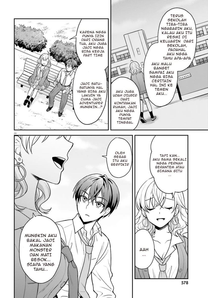 Baca Negatte mo Nai Tsuihou Go kara no Slow Life? Intai Shita Hazu ga Nariyuki de Bishoujo Gal no Shishou ni Nattara Naze ka Mechakucha Natsukareta Chapter 1 Bahasa Indonesia page 58