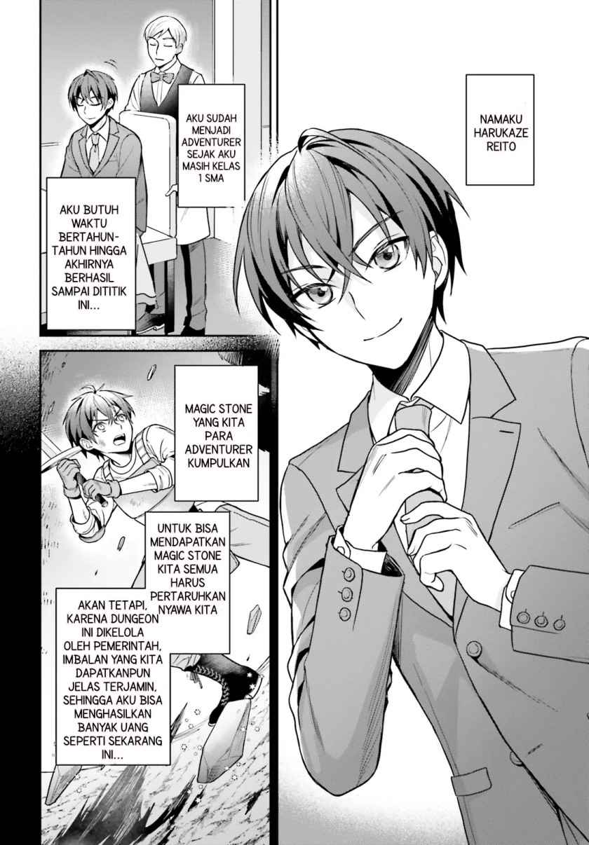 Baca Negatte mo Nai Tsuihou Go kara no Slow Life? Intai Shita Hazu ga Nariyuki de Bishoujo Gal no Shishou ni Nattara Naze ka Mechakucha Natsukareta Chapter 1 Bahasa Indonesia page 14
