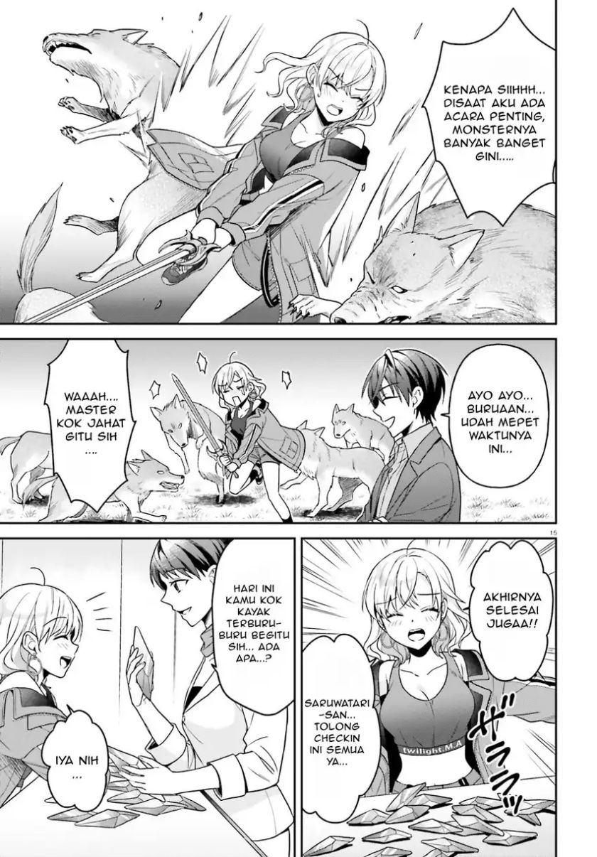 Baca Negatte mo Nai Tsuihou Go kara no Slow Life? Intai Shita Hazu ga Nariyuki de Bishoujo Gal no Shishou ni Nattara Naze ka Mechakucha Natsukareta Chapter 11 Bahasa Indonesia page 34