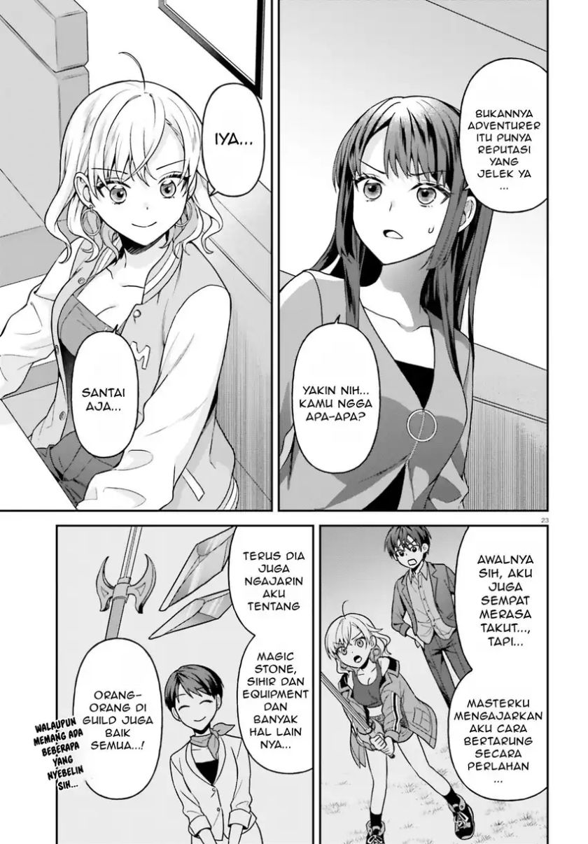 Baca Negatte mo Nai Tsuihou Go kara no Slow Life? Intai Shita Hazu ga Nariyuki de Bishoujo Gal no Shishou ni Nattara Naze ka Mechakucha Natsukareta Chapter 11 Bahasa Indonesia page 50
