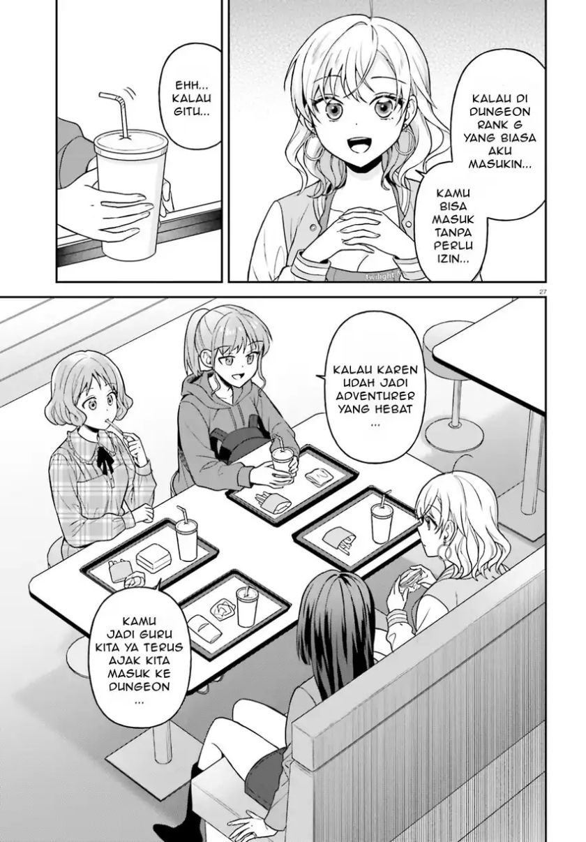 Baca Negatte mo Nai Tsuihou Go kara no Slow Life? Intai Shita Hazu ga Nariyuki de Bishoujo Gal no Shishou ni Nattara Naze ka Mechakucha Natsukareta Chapter 11 Bahasa Indonesia page 58
