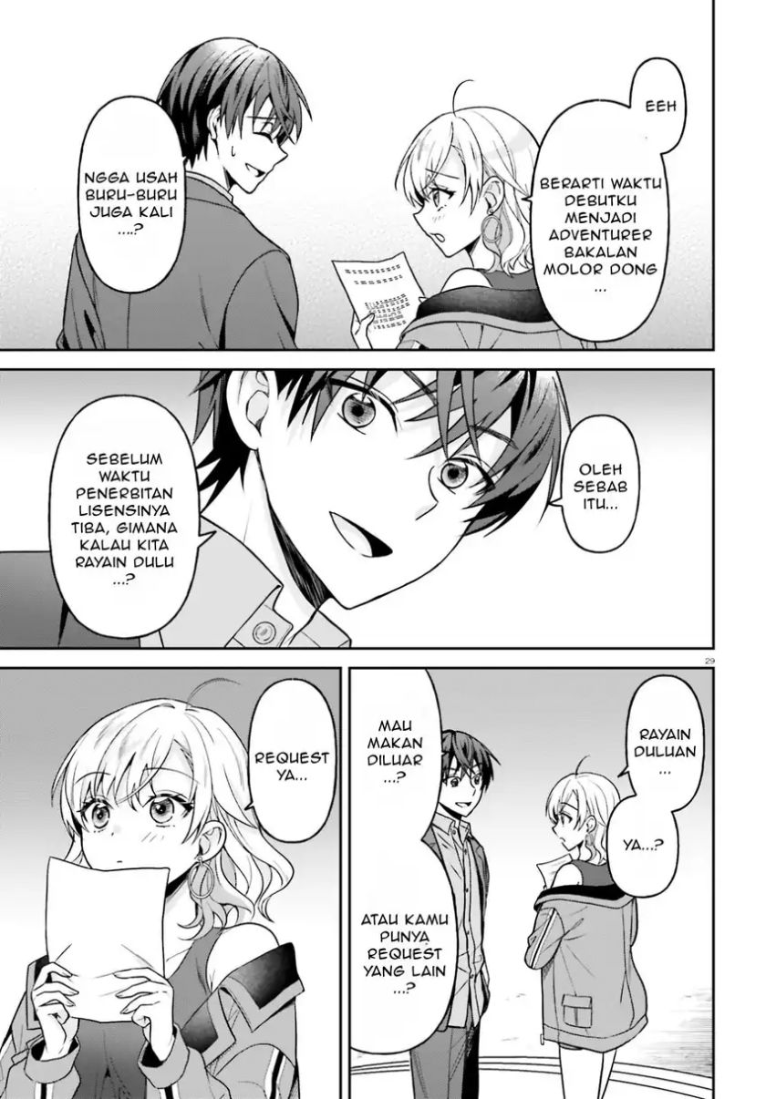 Baca Negatte mo Nai Tsuihou Go kara no Slow Life? Intai Shita Hazu ga Nariyuki de Bishoujo Gal no Shishou ni Nattara Naze ka Mechakucha Natsukareta Chapter 12 Bahasa Indonesia page 64