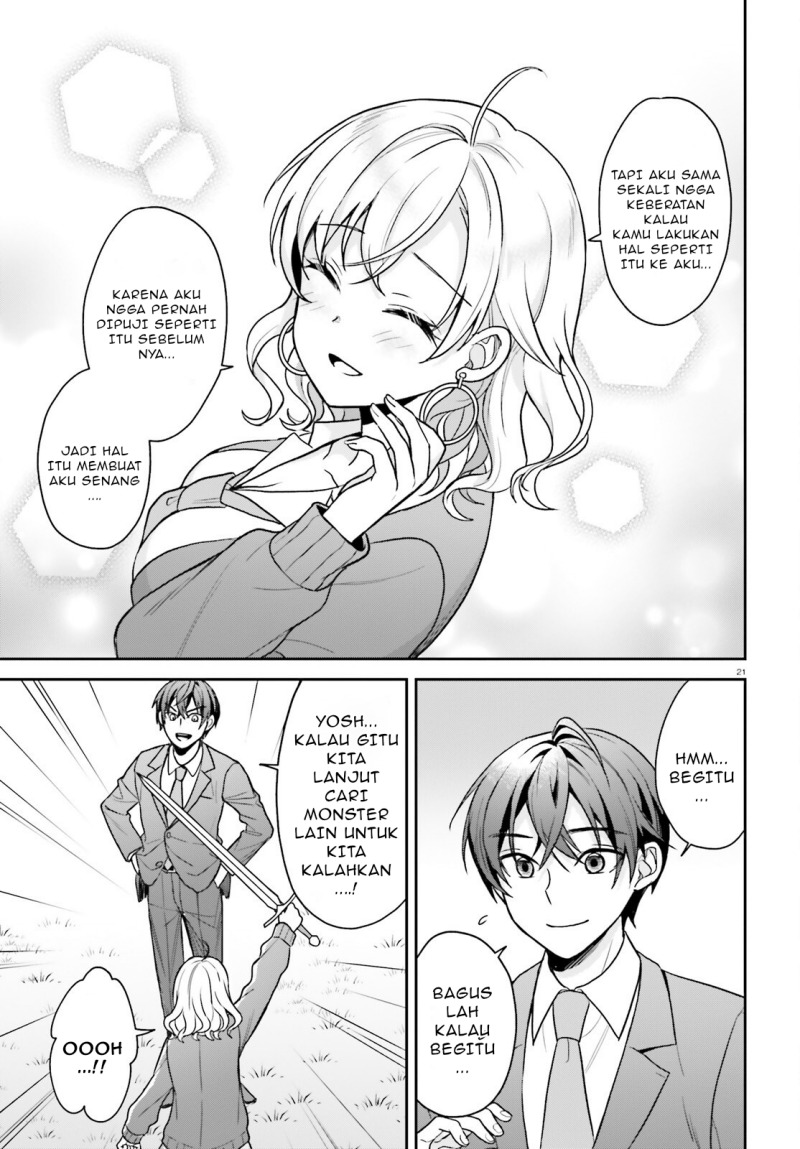 Baca Negatte mo Nai Tsuihou Go kara no Slow Life? Intai Shita Hazu ga Nariyuki de Bishoujo Gal no Shishou ni Nattara Naze ka Mechakucha Natsukareta Chapter 3 Bahasa Indonesia page 48