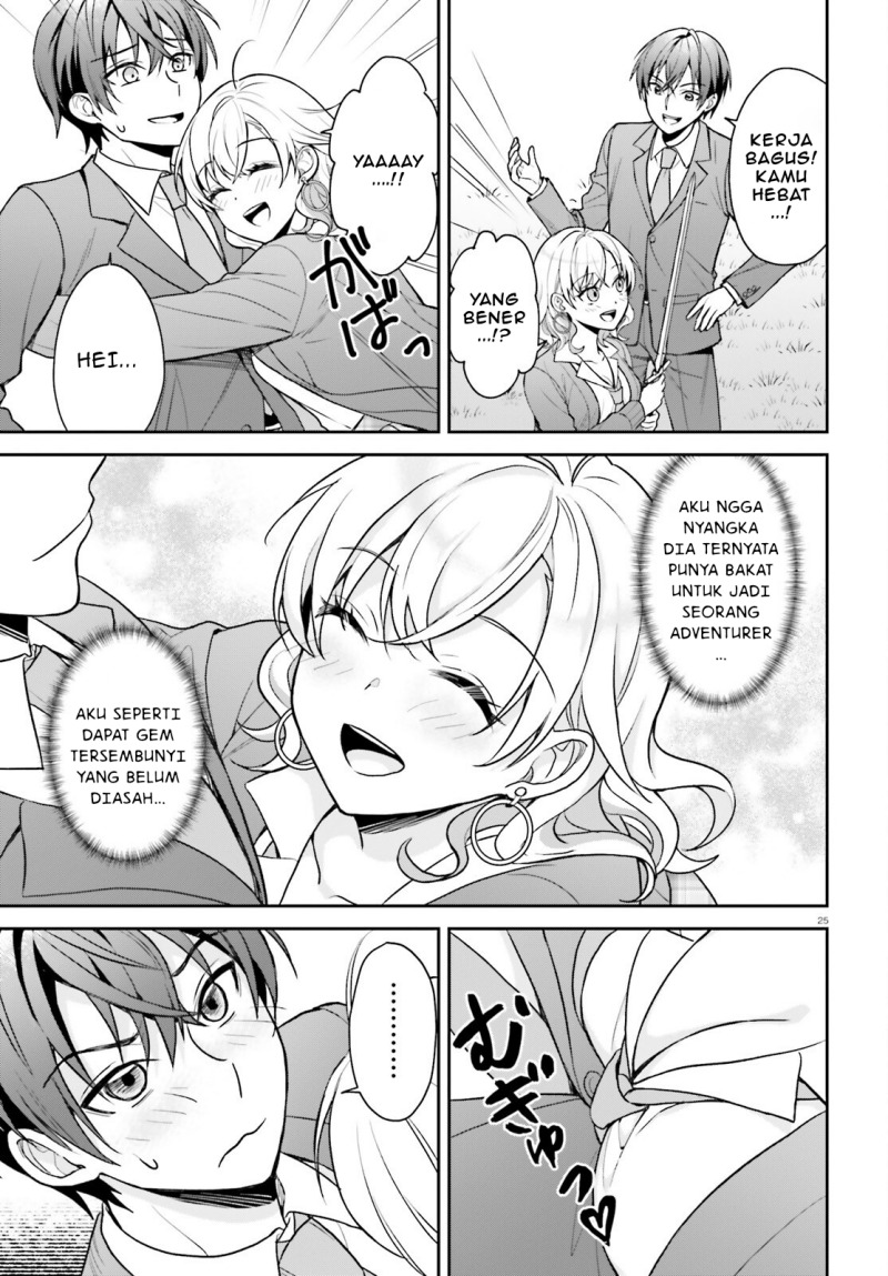 Baca Negatte mo Nai Tsuihou Go kara no Slow Life? Intai Shita Hazu ga Nariyuki de Bishoujo Gal no Shishou ni Nattara Naze ka Mechakucha Natsukareta Chapter 3 Bahasa Indonesia page 56