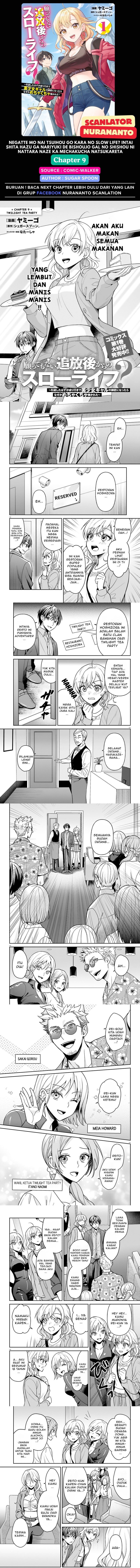 Negatte mo Nai Tsuihou Go kara no Slow Life? Intai Shita Hazu ga Nariyuki de Bishoujo Gal no Shishou ni Nattara Naze ka Mechakucha Natsukareta Chapter 9 - Page 1