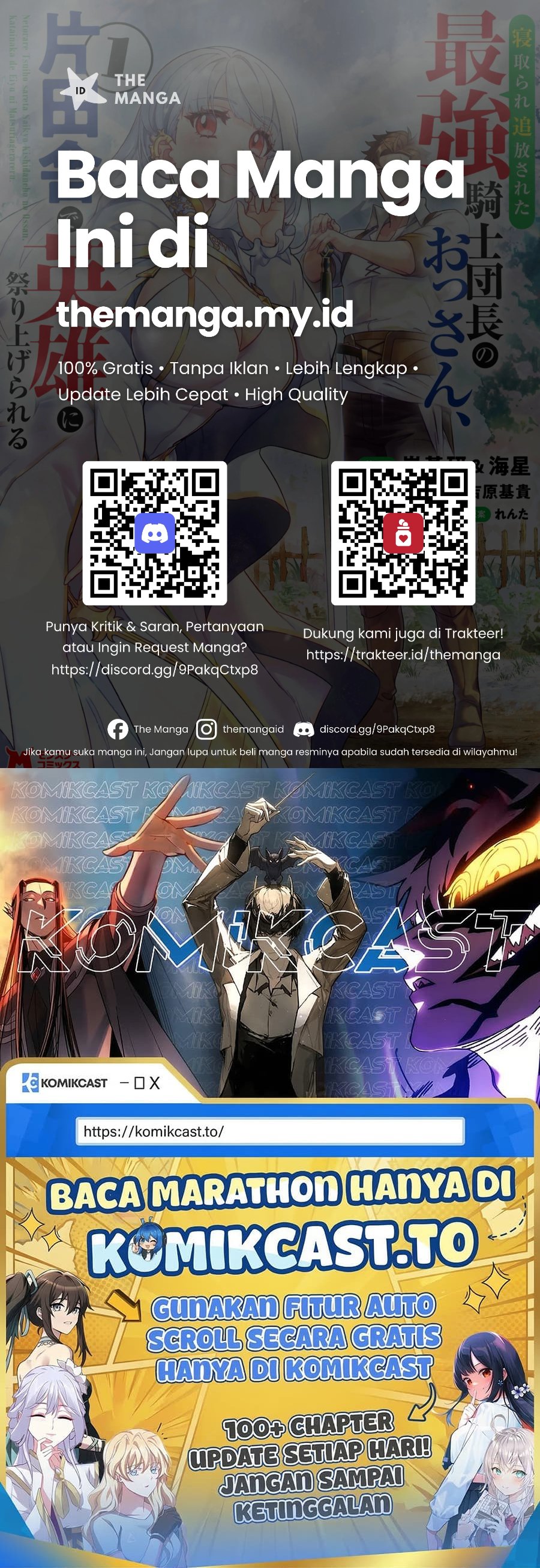 Baca Netorare Tsuihousareta Saikyou Kishi Danchou No Ossan, Katainaka De Eiyuu Ni Matsuriagerareru - Chapter 6.1 halaman 13