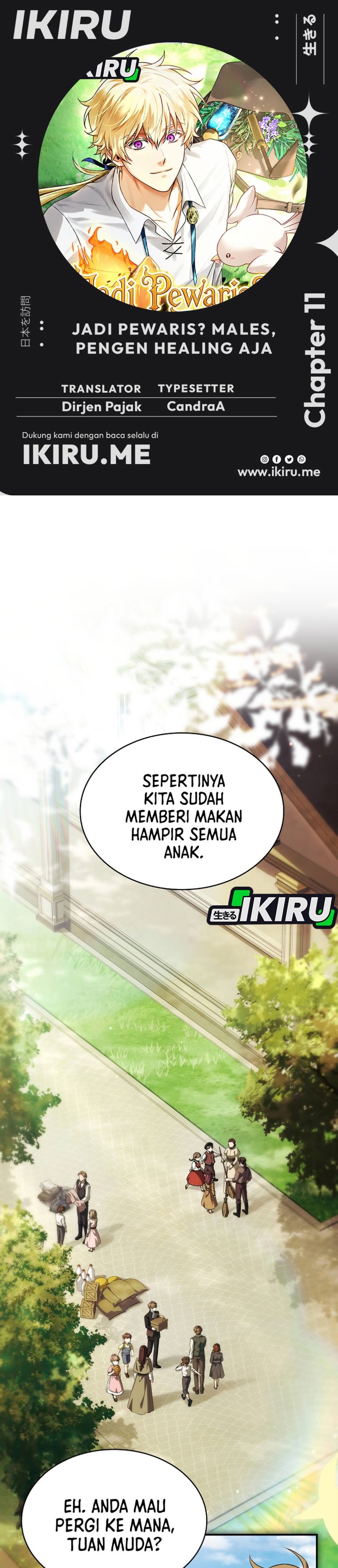Baca Never Mind the Heir, I'll Focus On Healing - Chapter 11 halaman 1