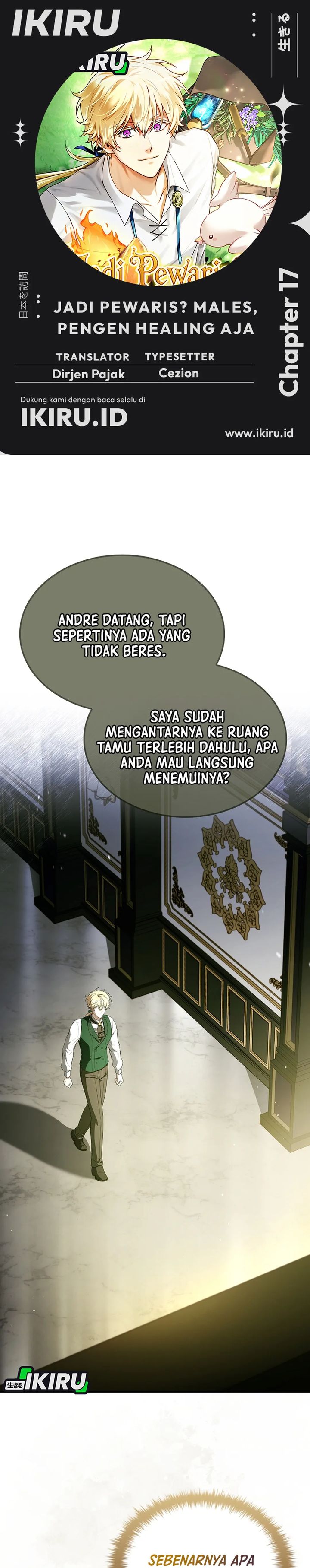 Baca Never Mind the Heir, I'll Focus On Healing - Chapter 17 halaman 1