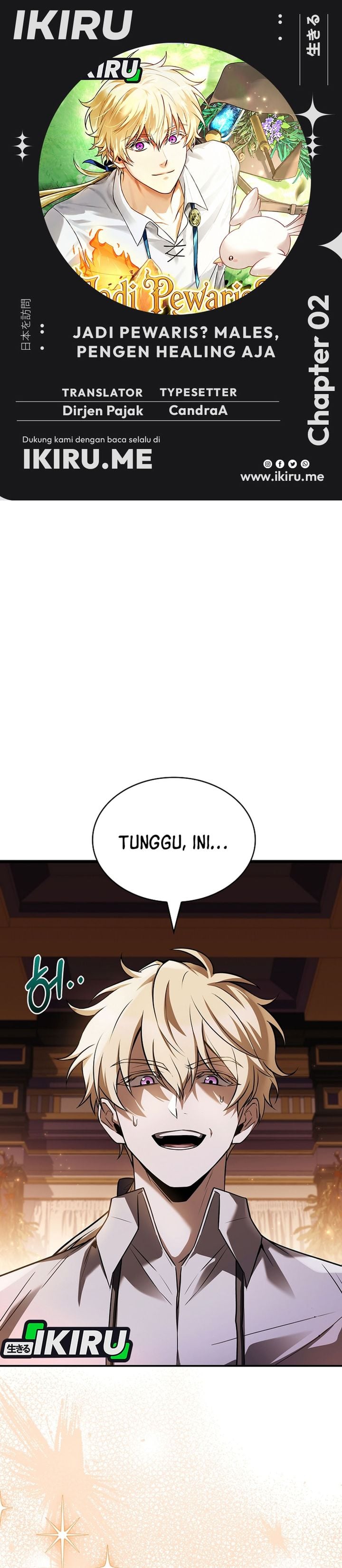 Baca Never Mind the Heir, I'll Focus On Healing - Chapter 2 halaman 1