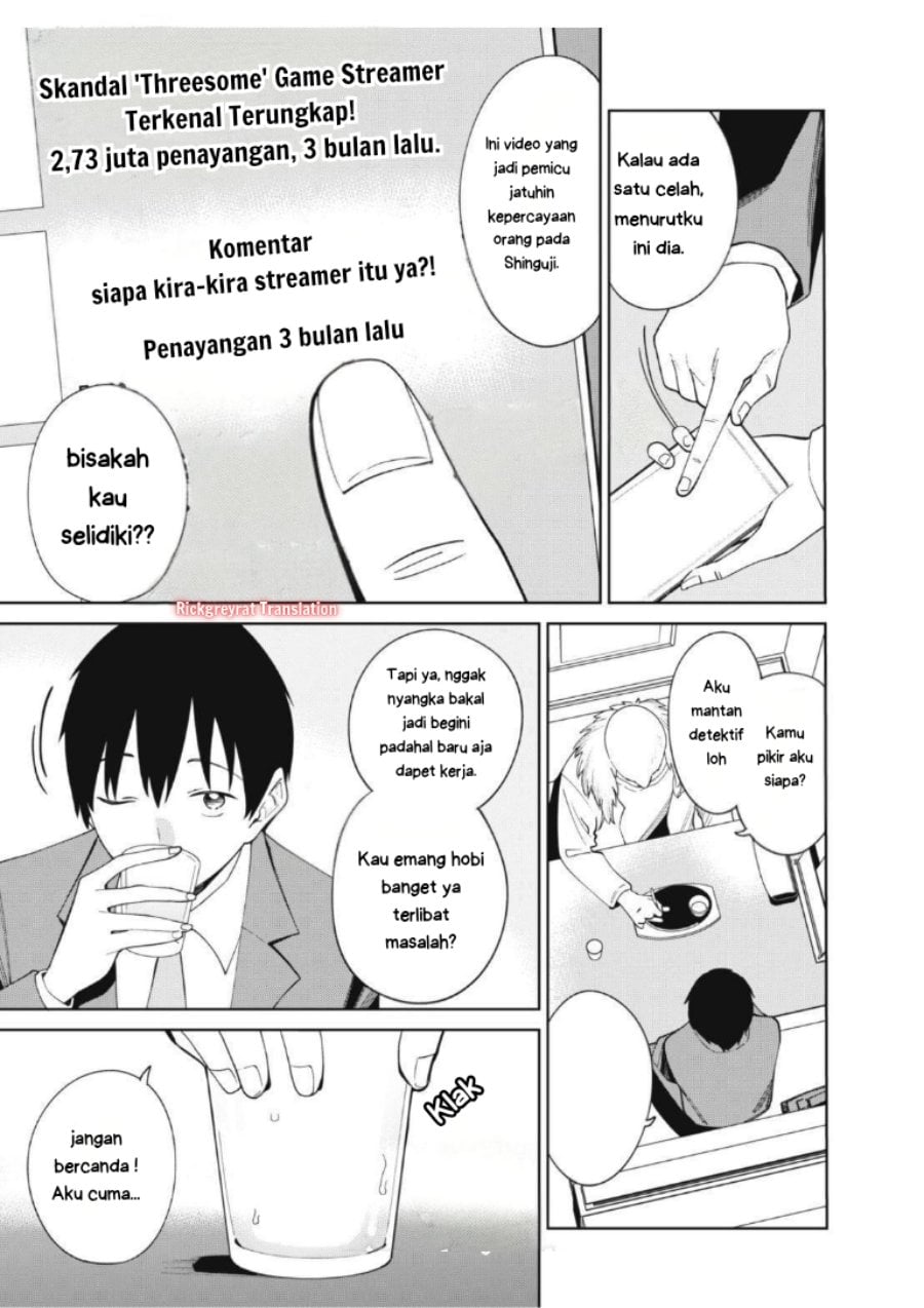 Baca Ninki Haishinsha-tachi no Manager ni Nattara, Zen'in Moto-kano datta - Chapter 3.3 halaman 7