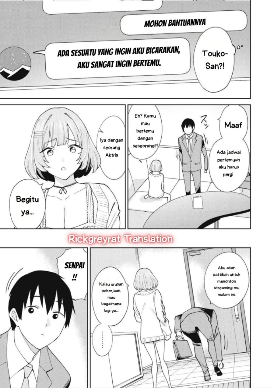 Baca Ninki Haishinsha-tachi no Manager ni Nattara, Zen'in Moto-kano datta - Chapter 4.1 halaman 6