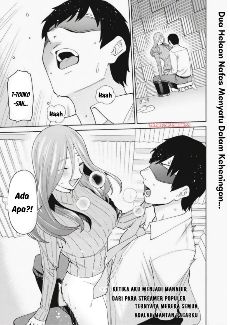 Baca Ninki Haishinsha-tachi no Manager ni Nattara, Zen'in Moto-kano datta - Chapter 4.3 halaman 2