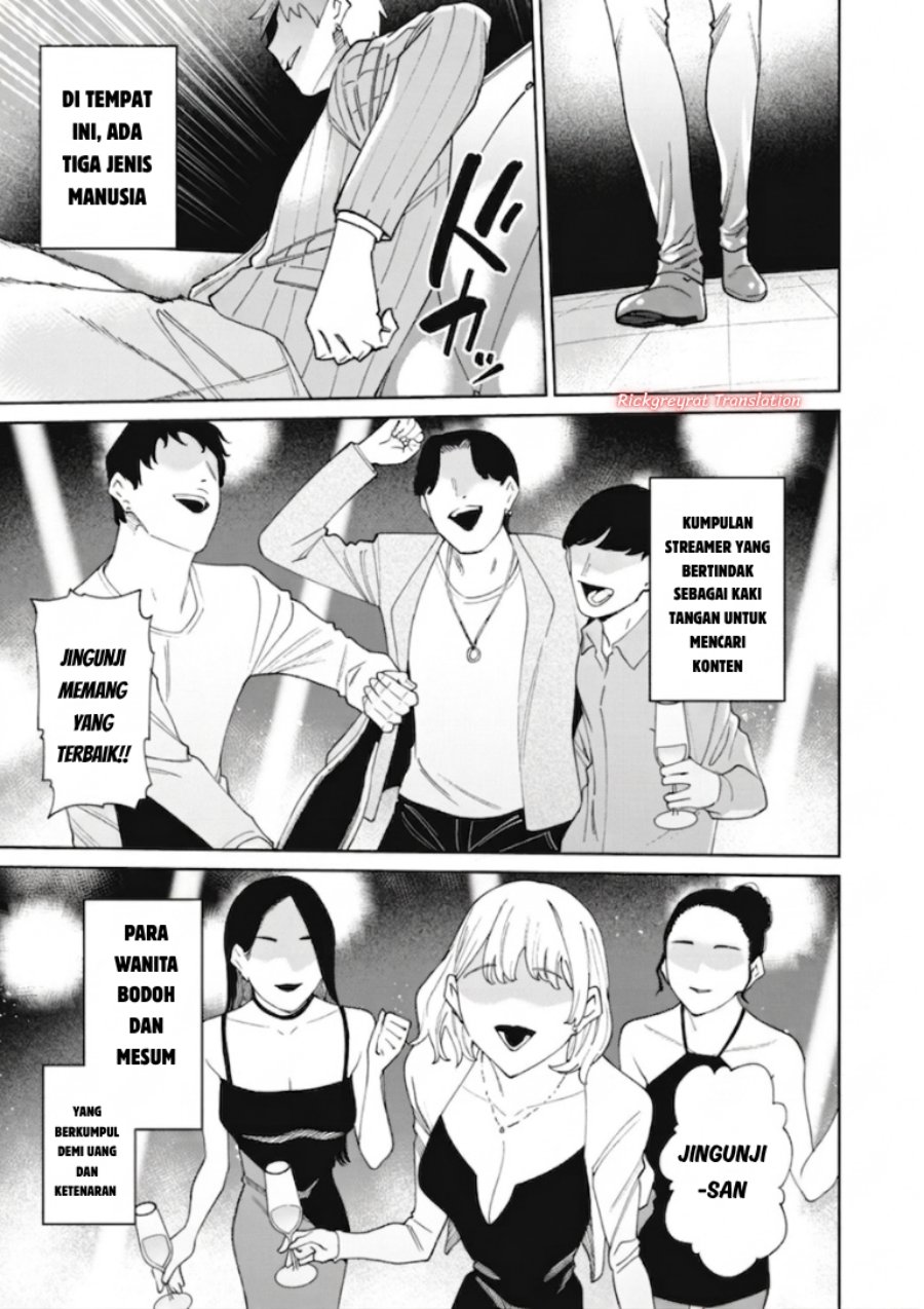 Ninki Haishinsha-tachi no Manager ni Nattara, Zen'in Moto-kano datta chapter 7 halaman 19