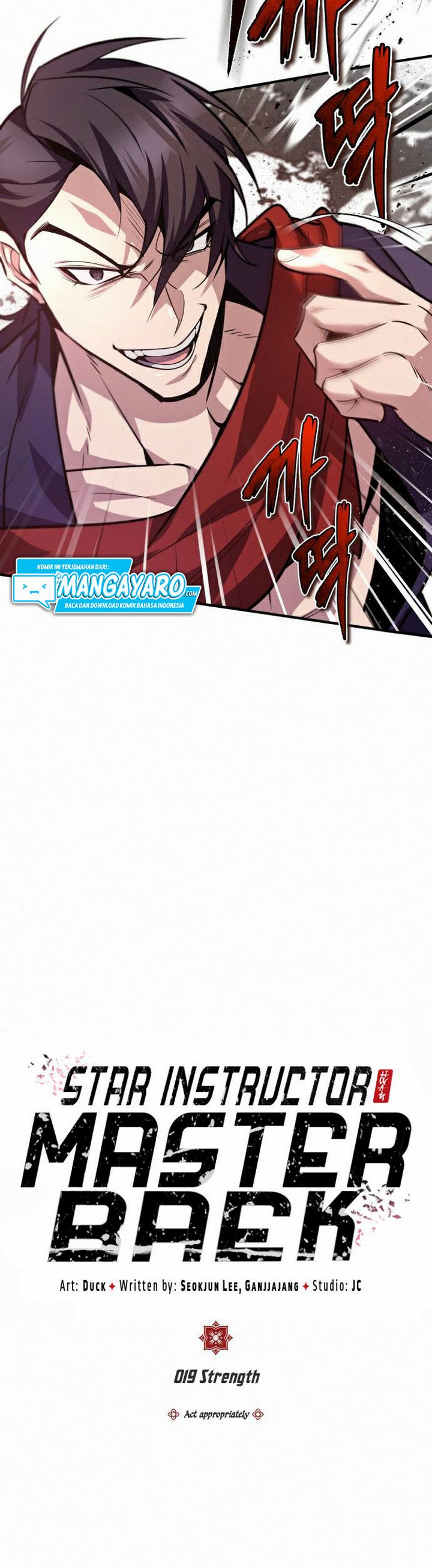 Baca Number One Star Instructor Master Baek (One Hit Teacher, Master Baek) Chapter 19.1 Bahasa Indonesia page 14