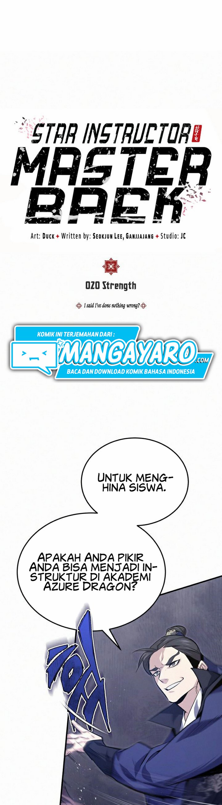 Baca Number One Star Instructor Master Baek (One Hit Teacher, Master Baek) Chapter 20.1 Bahasa Indonesia page 10