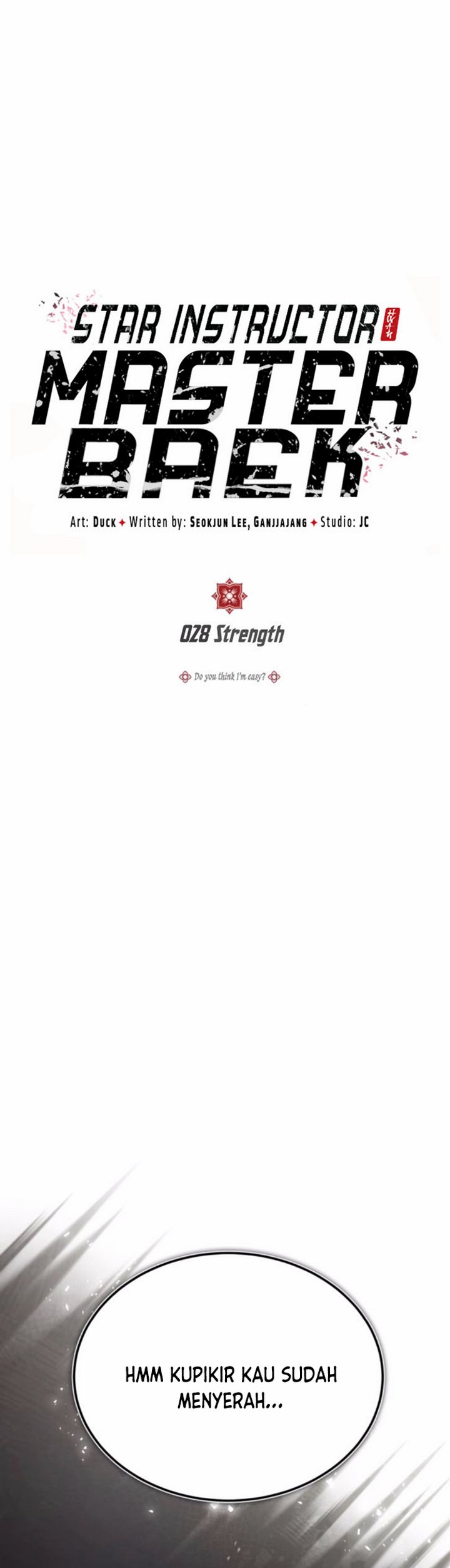 Baca Number One Star Instructor Master Baek (One Hit Teacher, Master Baek) Chapter 28.1 Bahasa Indonesia page 28