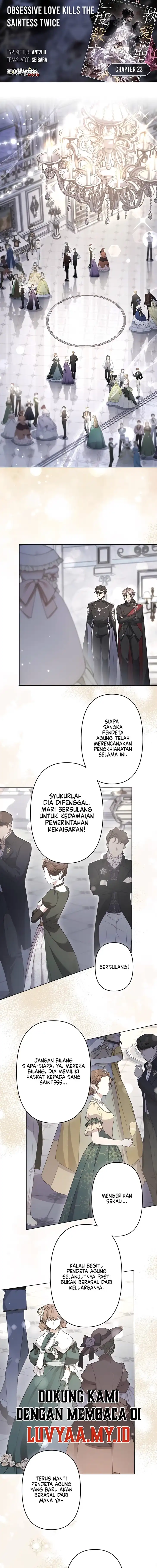 Baca Obsessive Love Kills the Saintess Twice - Chapter 23 halaman 1