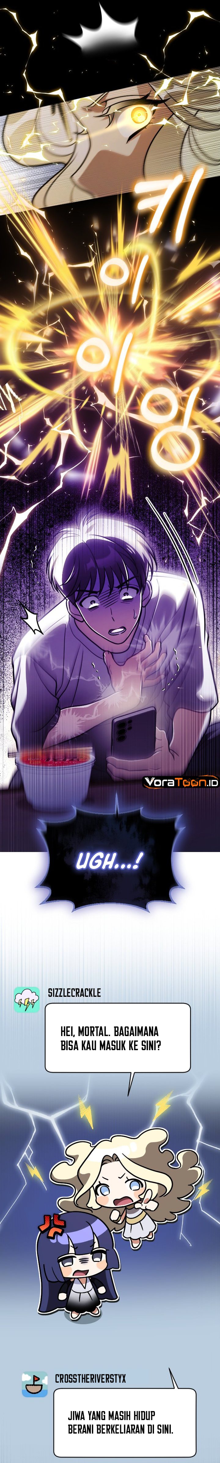 Baca Offering Kimchi Cup Noodles to the Gods’ Group Chat Chapter 1 Bahasa Indonesia page 42