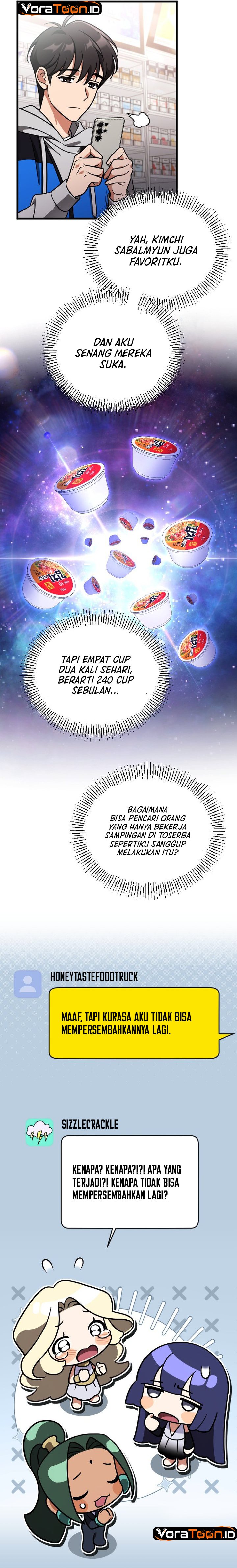Baca Offering Kimchi Cup Noodles to the Gods’ Group Chat Chapter 1 Bahasa Indonesia page 80