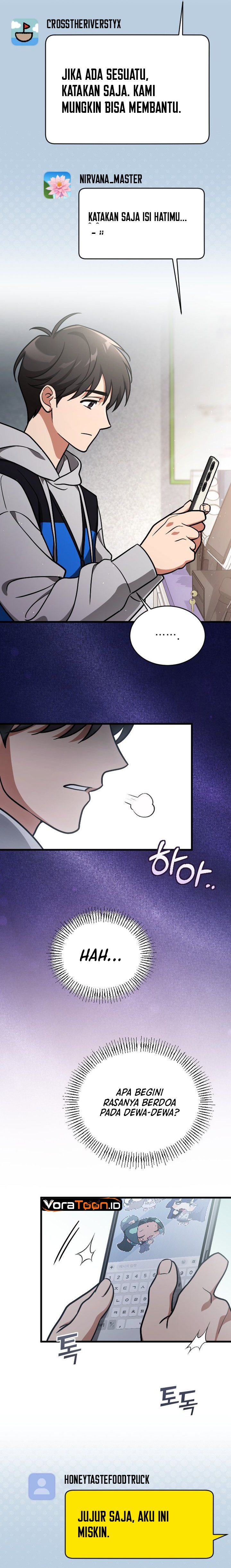 Baca Offering Kimchi Cup Noodles to the Gods’ Group Chat Chapter 1 Bahasa Indonesia page 82