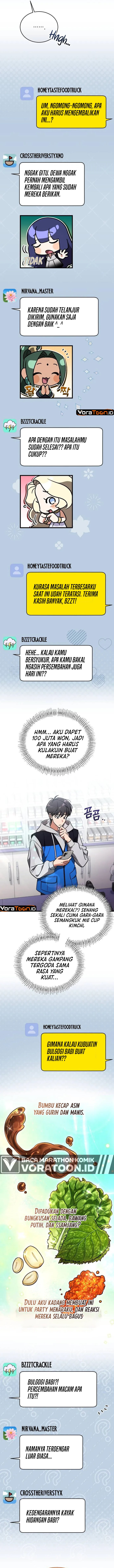 Baca Offering Kimchi Cup Noodles to the Gods’ Group Chat Chapter 2 Bahasa Indonesia page 10