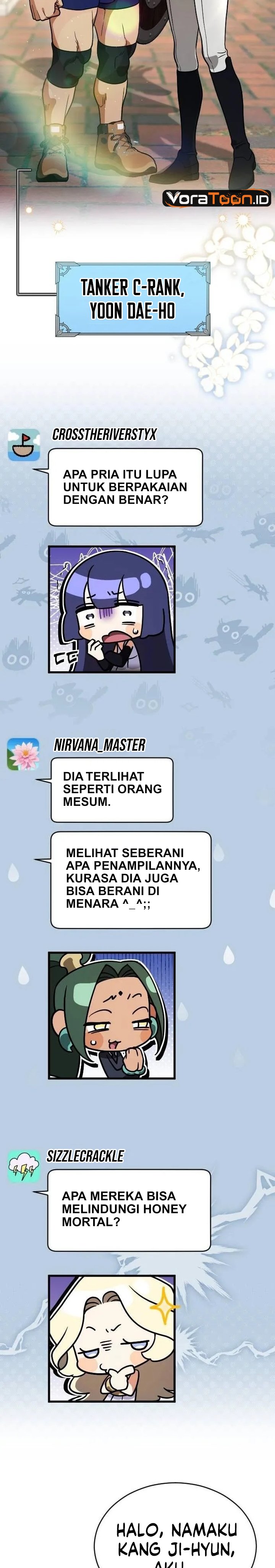 Baca Offering Kimchi Cup Noodles to the Gods’ Group Chat Chapter 3 Bahasa Indonesia page 28