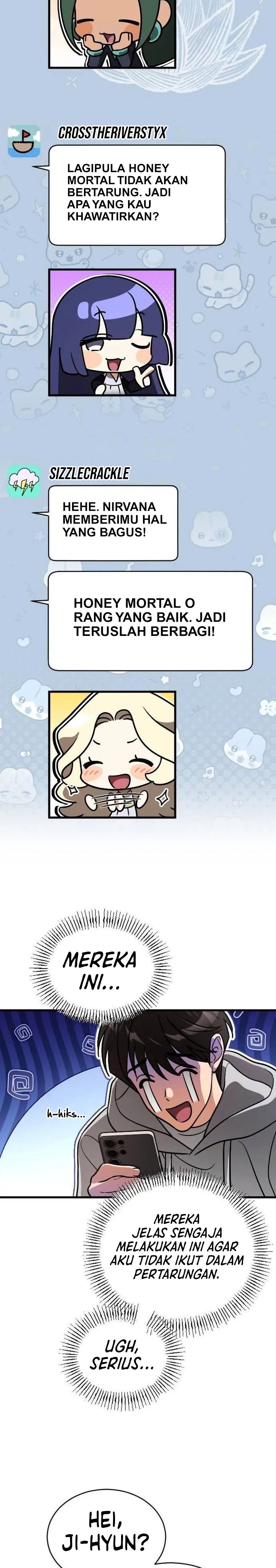Baca Offering Kimchi Cup Noodles to the Gods’ Group Chat Chapter 3 Bahasa Indonesia page 68