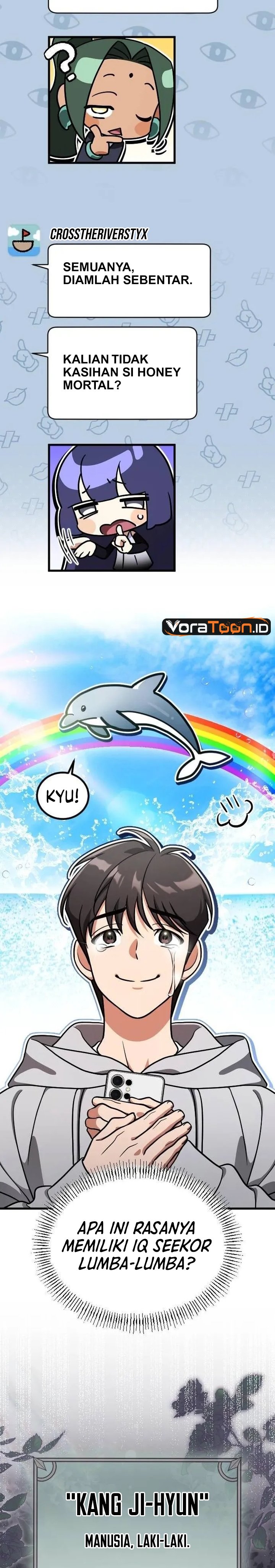 Baca Offering Kimchi Cup Noodles to the Gods’ Group Chat Chapter 3 Bahasa Indonesia page 12