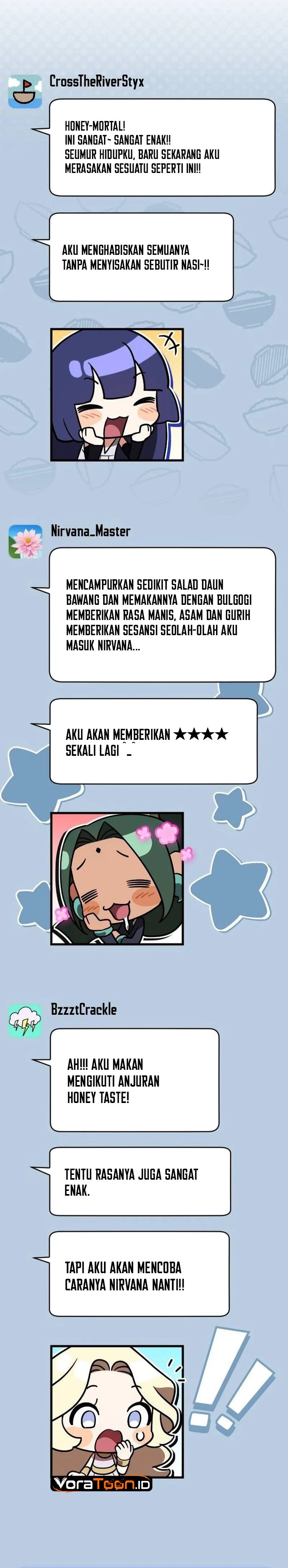 Baca Offering Kimchi Cup Noodles to the Gods’ Group Chat Chapter 5 Bahasa Indonesia page 58